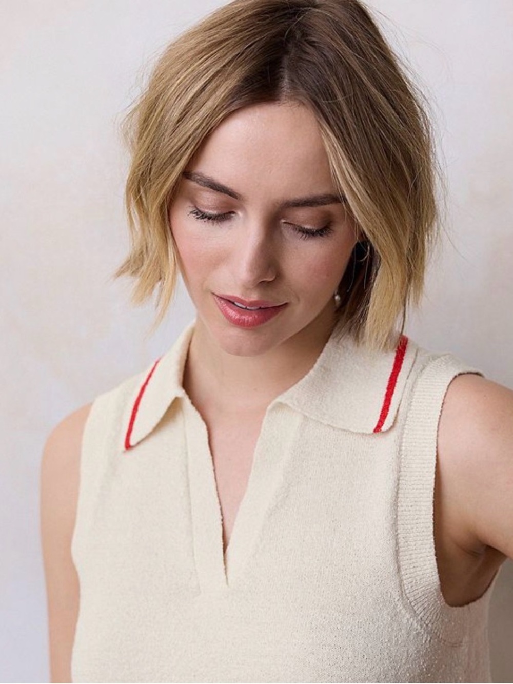 NEW…LC Lauren Conrad Collared Knit Sweater - Picture 2 of 7